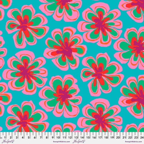 Kaffe Fassett Feb 2023 25cm PWBM011-Aqua - Kaffe Fassett