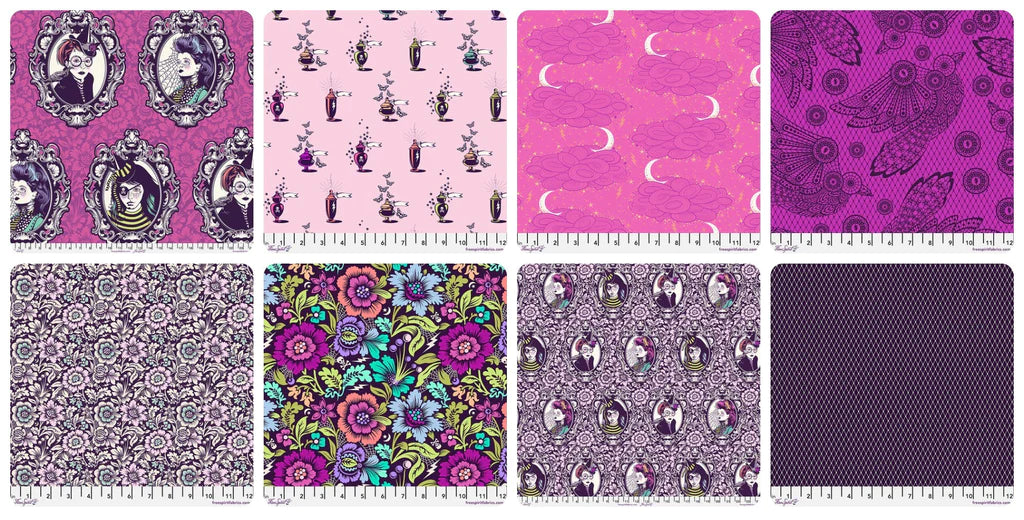 Nightshade Deja Vu Fat Quarter Bundle 8pcs - Tula Pink