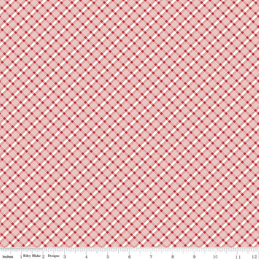 Bee Plaids 25cm C12032 Frosting - Lori Holt for Riley Blake Designs