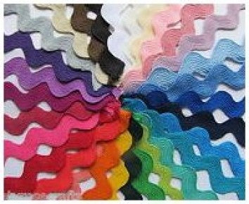 12mm Ric Rac Jumbo - Mixed Colours